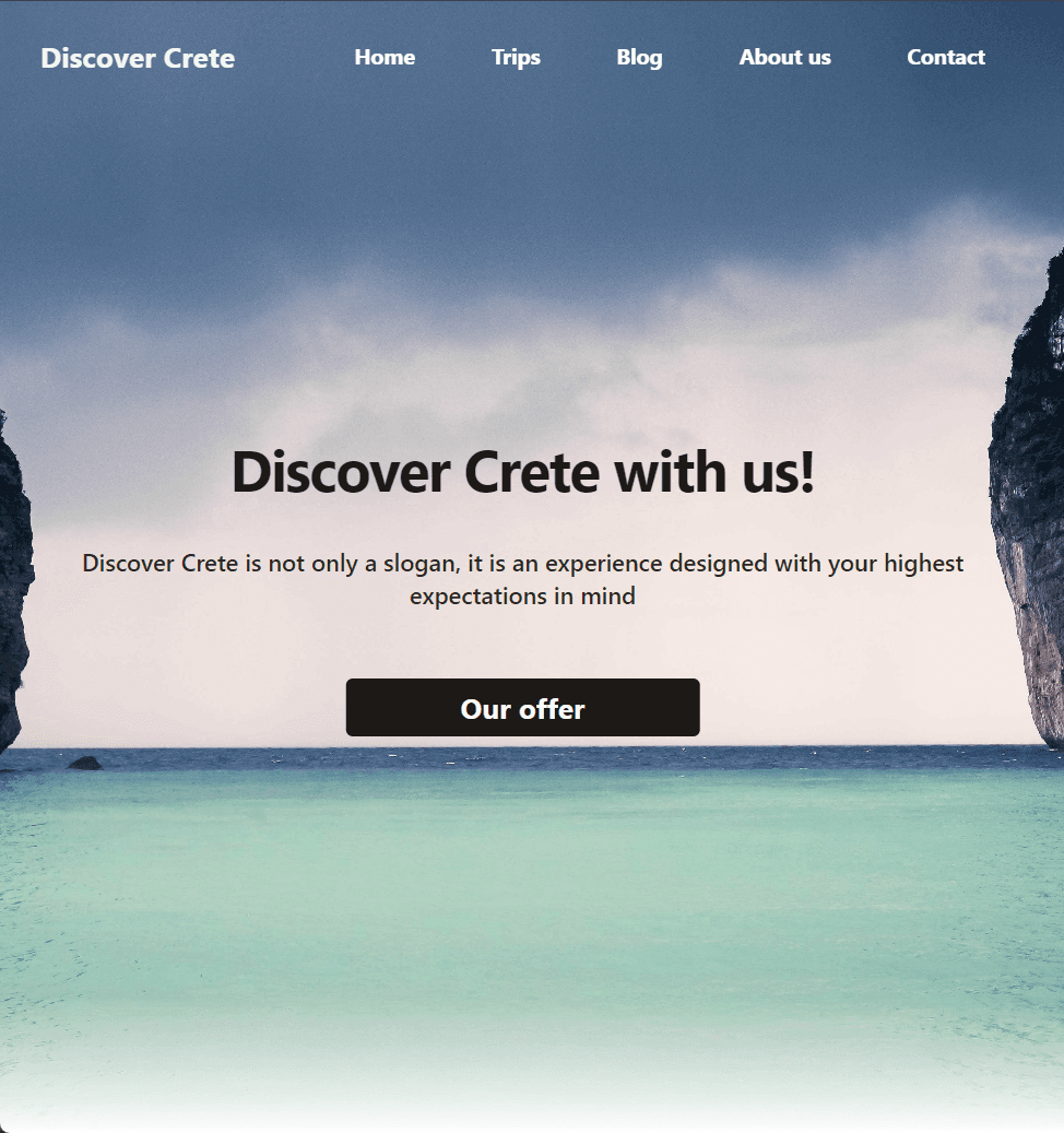 Discover Crete - main page