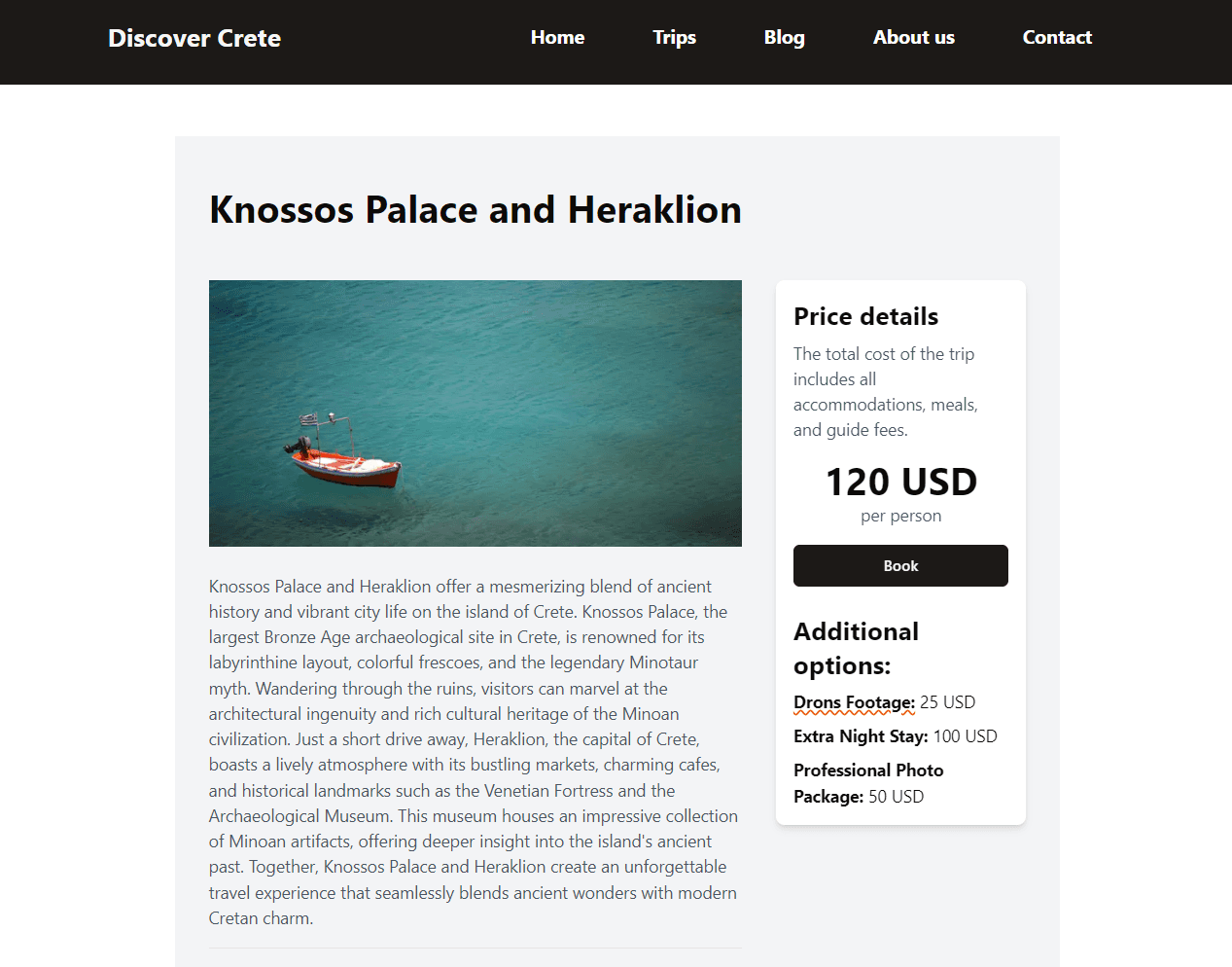 Discover Crete - trip details